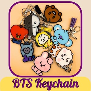 BTS BT21 Keychains | Keychain Merch | Gift | Unofficial Merch