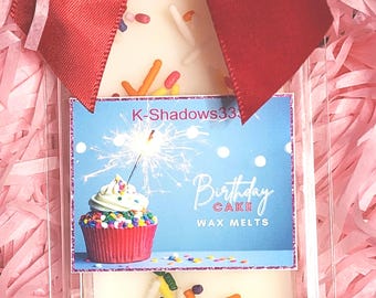 Fondants à la cire de soja pour gâteau d'anniversaire : parfum sucré de petit gâteau à la vanille