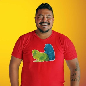 Gummy Bearback Bear Pride Shirt for LGBTQ+ Gay Bear Pride Tee with Bold Colors Unisex Pride Apparel for Pride Month Inclusive LGBT Clothing