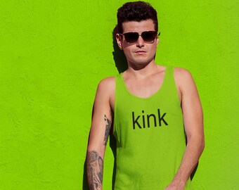 Kink gör Tank Top - Charli XCX inspiriert grünes Grafik-T-Shirt