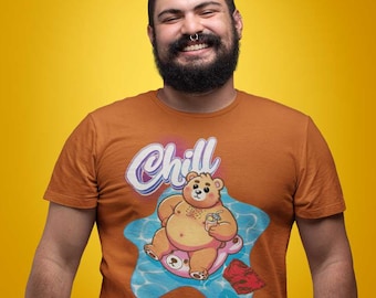 Bear Pride T-Shirt: Molliges Bären-Grafik-T-Shirt - LGBTQ-Öko-Baumwolle