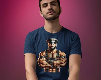 Sir Leder Alpha T-Shirt: Gay Dom Pride Bekleidung