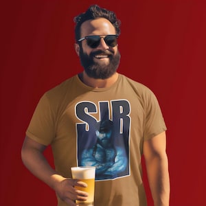 Sir Bear Leather Dom T-Shirt Cheeky Gay Tee