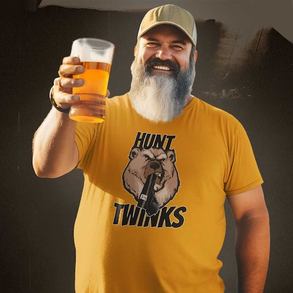 Hunt Twinks T-Shirt: Funny Gay Bear Pride Apparel