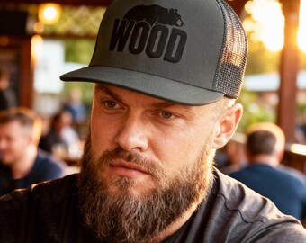 HOLZ Bären Trucker Cap - Bärenenergie, bestickter Smut