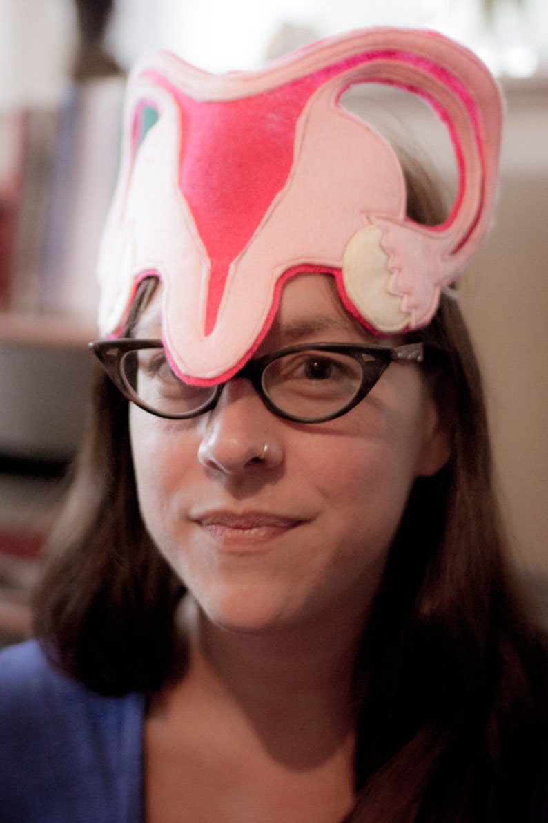 Glamorous Uterus Headpiece Crown image 1