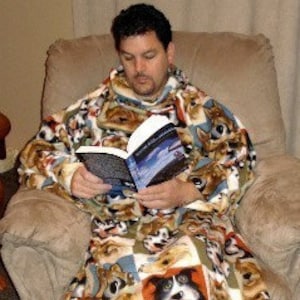 Snuggie Blanket With Sleeves Etsy Canada