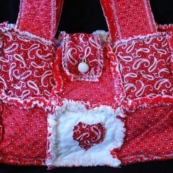 Rag Quilt Diaper Bag Etsy