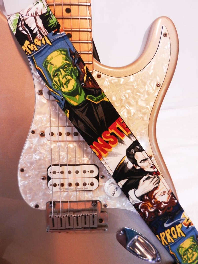 movie monsters guitar strap image 3