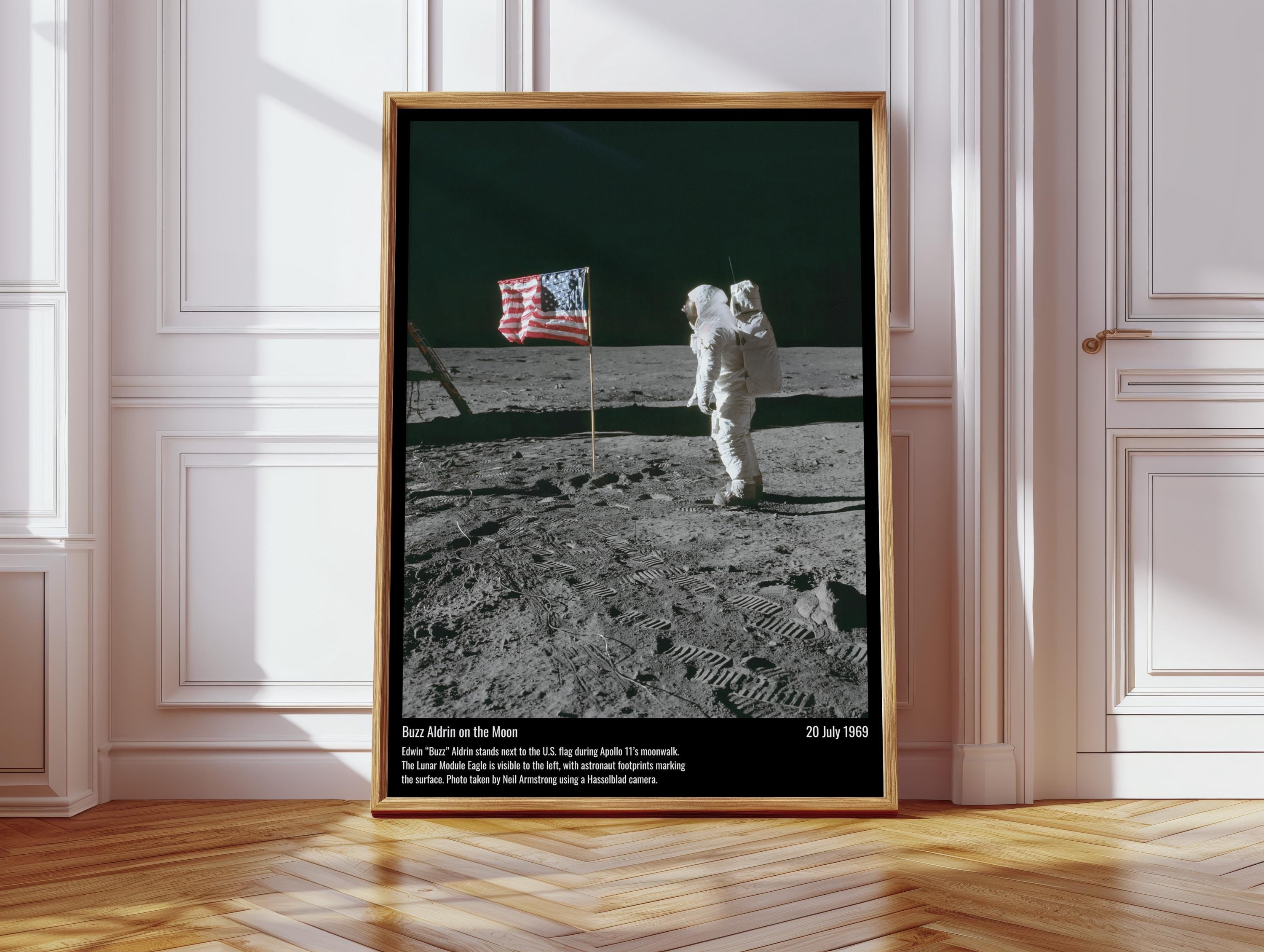 アポロ11号 - バズ・オルドリン - 月面着陸 - アメリカ国旗 - NASA
