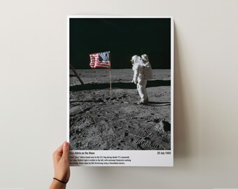 アポロ11号 - バズ・オルドリン - 月面着陸 - アメリカ国旗 - NASA