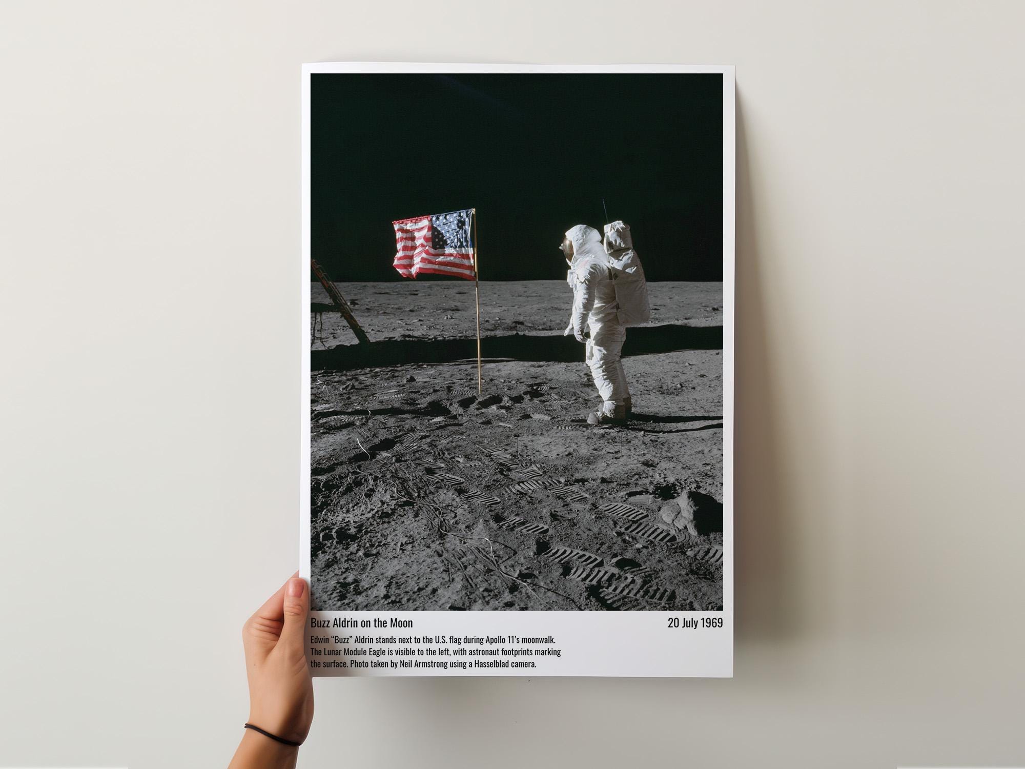 アポロ11号 - バズ・オルドリン - 月面着陸 - アメリカ国旗 - NASA