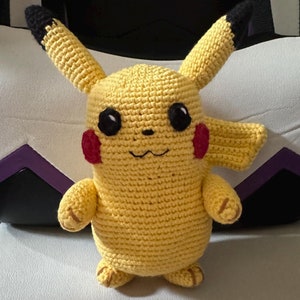 Handmade Crochet Pikachu Plush