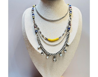 Collar multihilo colorido "Jess" de Premier Designs (modelo descatalogado)