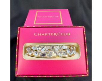 Charter ClubCrystal Goldtone Bracelet – Magnetic Jewelry