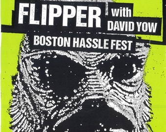 Flipper Screen Print Concert Poster by Print Mafia