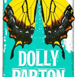 Dolly Parton Concert Poster Screen Print by Print Mafia