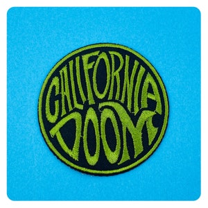 California Doom Circle Logo Iron On Patch from California Doom by Print Mafia®
