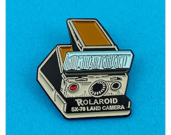 Boogie Nights - Rollergirl's Rolaroid Camera Enamel Pin by Print Mafia®