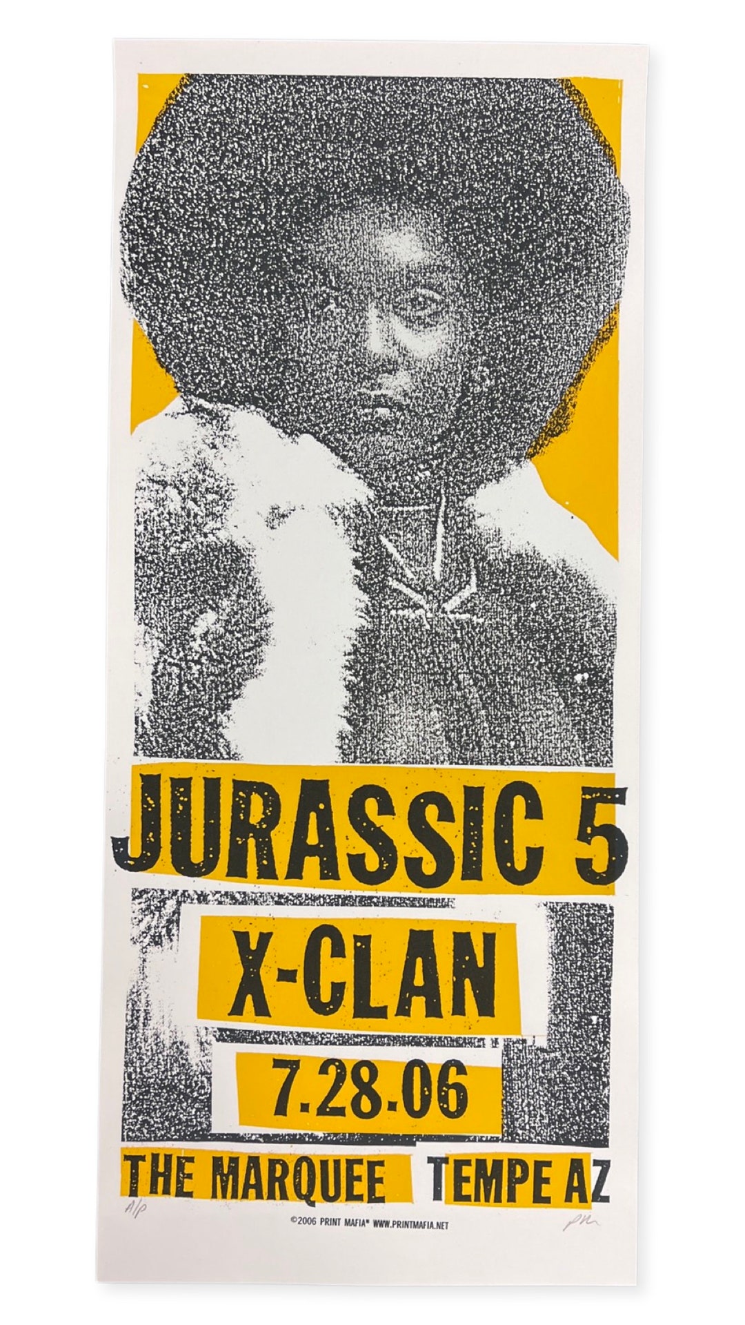 Jurassic 5 Screen Print Concert Poster by Print Mafia Etsy