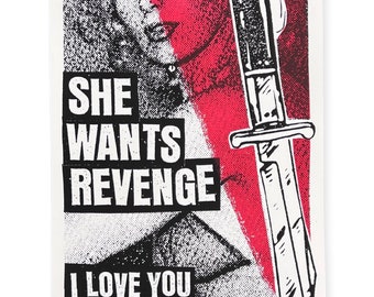 She Wants Revenge Screen Print Concert Poster by Print Mafia