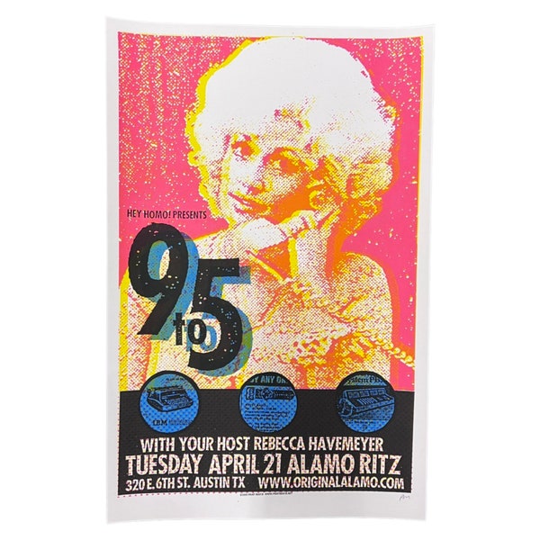 9 to 5 Movie Alamo Drafthouse Mondo Screen Print Poster by Print Mafia