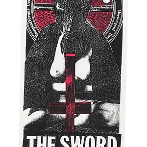 The Swords Screen Print Concert Poster by Print Mafia