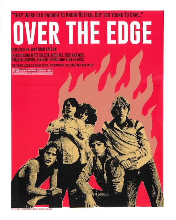 Over the Edge Movie Screen Print by Print Mafia Etsy