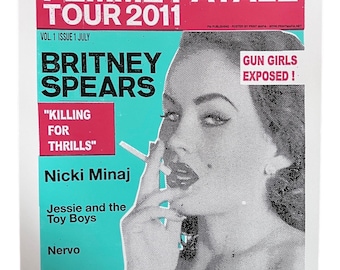Britney Spears Screen Print Concert Poster by Print Mafia