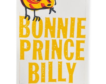 Bonnie Prince Billy Screen Print Concert Poster by Print Mafia