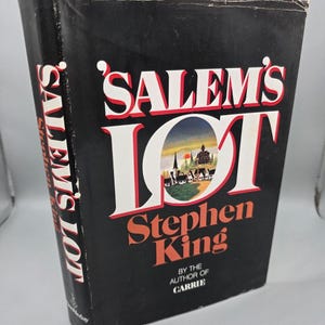 Stephen King Salem’s Lot - Doubleday 1975 Hardcover Book with Dust Jacket