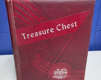 1953 &quot;Treasure Chest&quot;, High School Yearbook Louisiana (City Unknown)