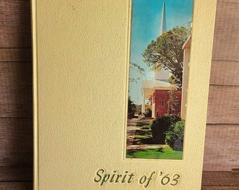 1963 &quot;Ouachitonian&quot; - Ouachita Baptist Annual Yearbook - Arkadelphia, Arkansas