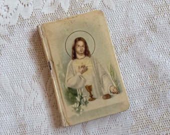 Vintage Miniature Prayer Book - Pray Always - Printed in USA - Catholic Book Publishing Co - Religious 1930s