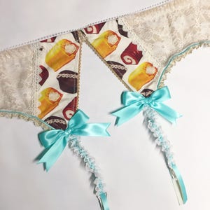 Gold Lace Snack Cake Panty Wählen Sie Ihre Größe Bild 3