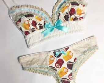 Gold Lace Snack Cake Panty - Pick Your Size