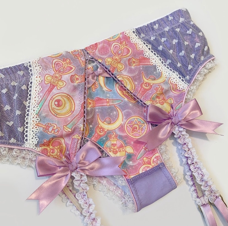 Metallic Lilac Sailor Moon Panty Pick Your Size image 3