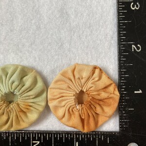 Set of 3 Yoyo's from Rusted Fabric image 3