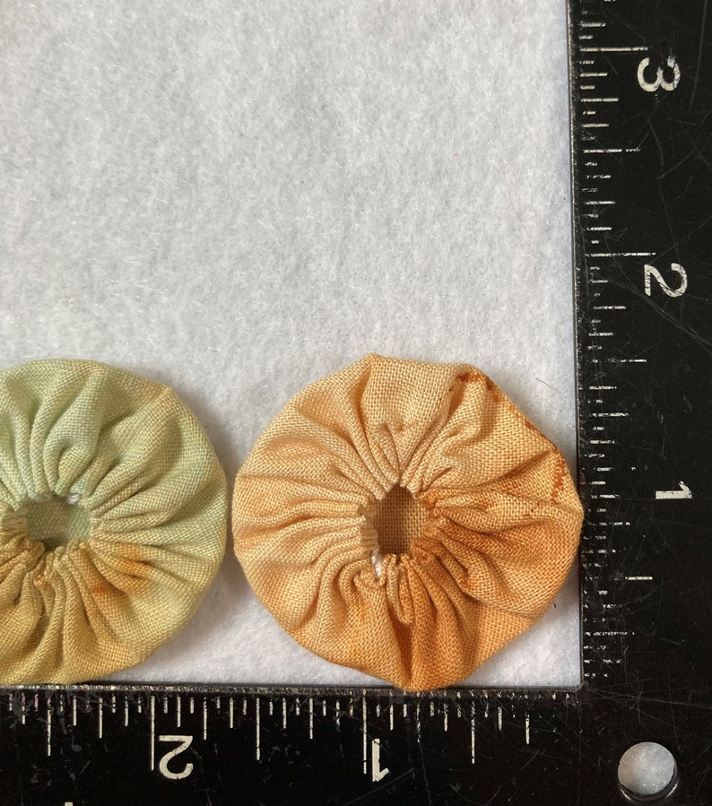 Set of 3 Yoyo's from Rusted Fabric image 3