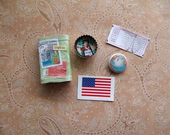 Altered Matchbox, Bottle Cap, Tag and More - Explore