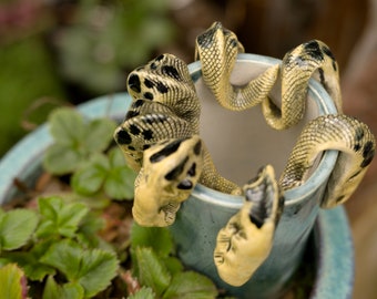 Ceramic Banana Slug for Planters (1)