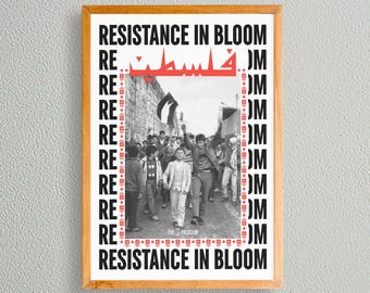 Pôster de arte mural da Palestina: Os Meninos Pali (Arquivo Digital)