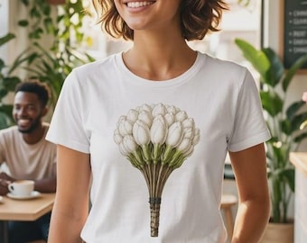 Vintage Jasmine Bouquet T-Shirt - Machmoum Unisex Shirt
