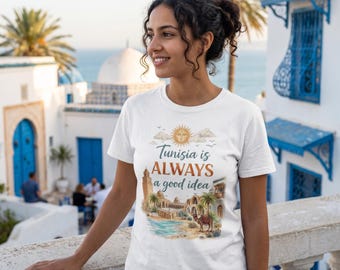 T-shirt classique unisexe | Tunisia