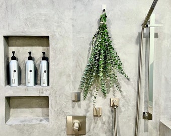 Ramillete fresco de eucalipto salvaje para colgar en la ducha