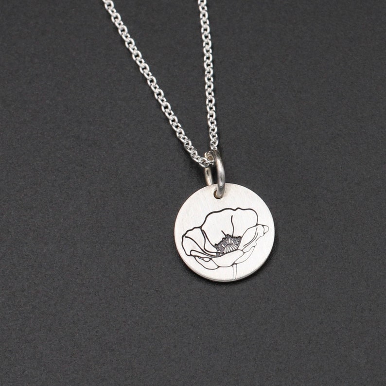 Love poppy horn necklace Clearance