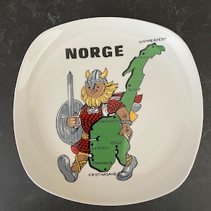 Plato de recuerdo de Noruega