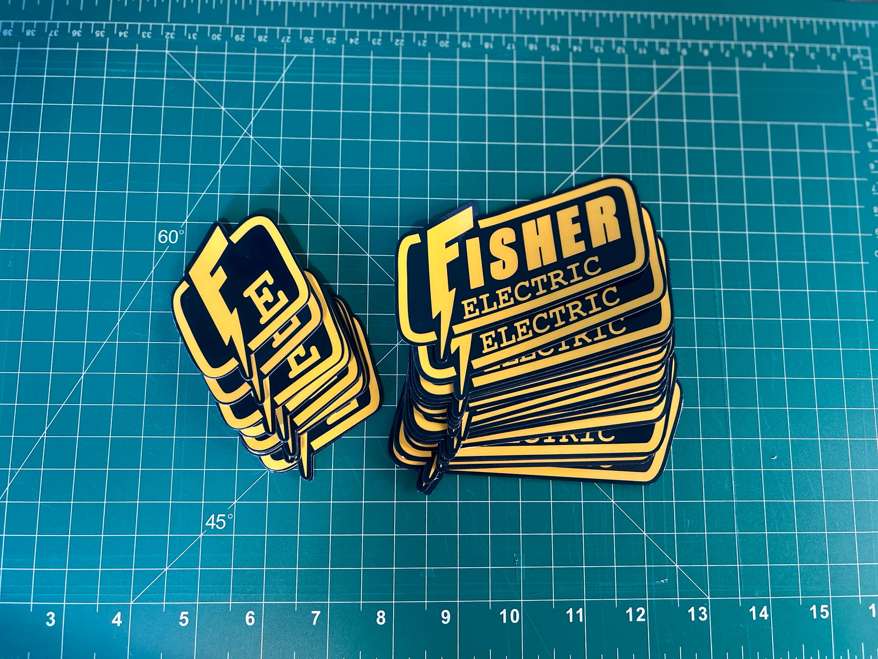 Custom Matte Die Cut Logo Stickers | Personalized Vinyl Business ...