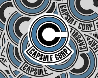 Anime Tech Corporation Sticker: Iconic Cartoon Vinyl Decal, Matte Finish