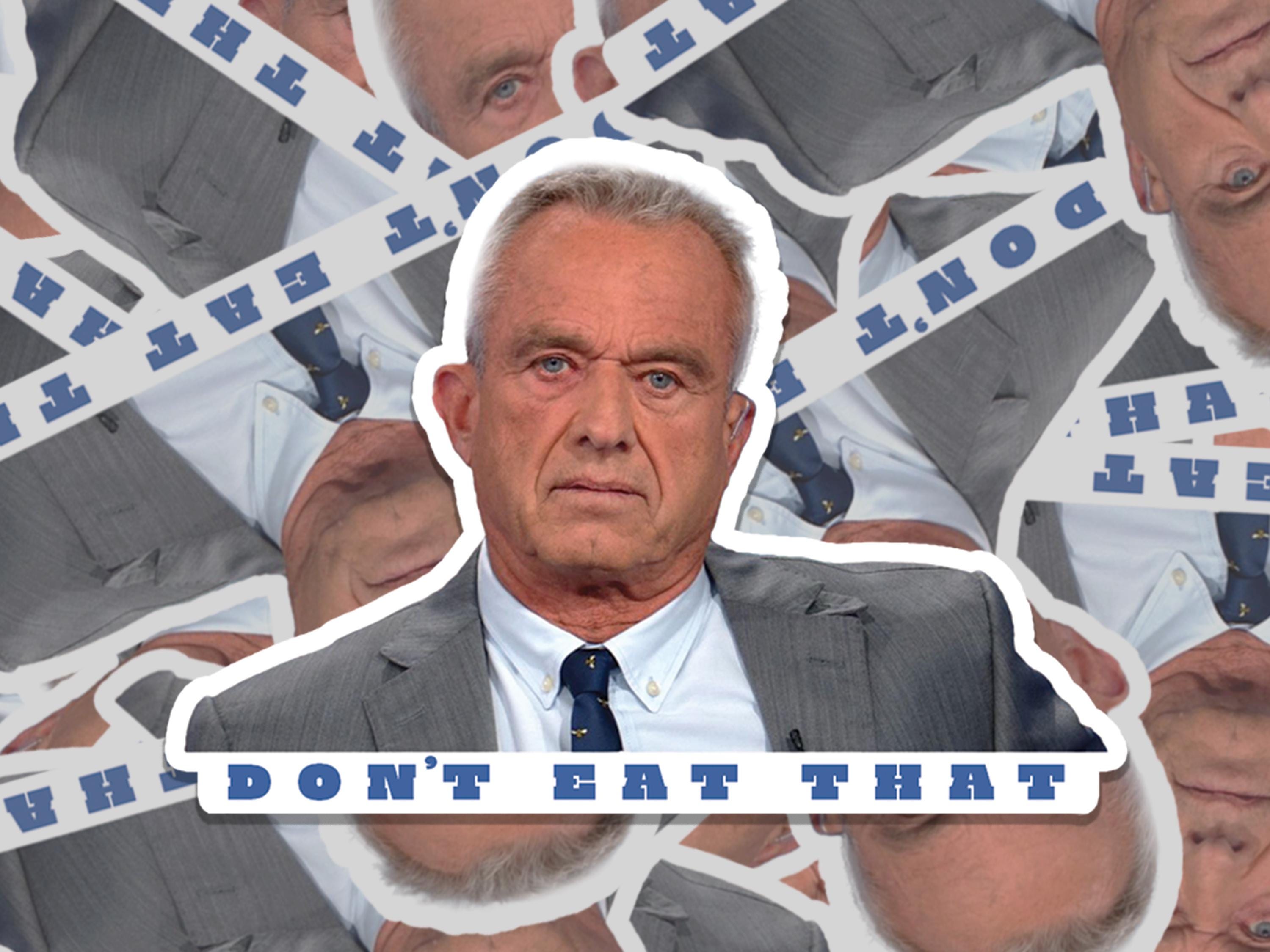 RFK Jr. “Don’t Eat That” Sticker , MAHA, Trump Sticker, Food Stickers, Trump Merch, MAGA Sticker, Bobby Sticker, Food Warning Sticker,